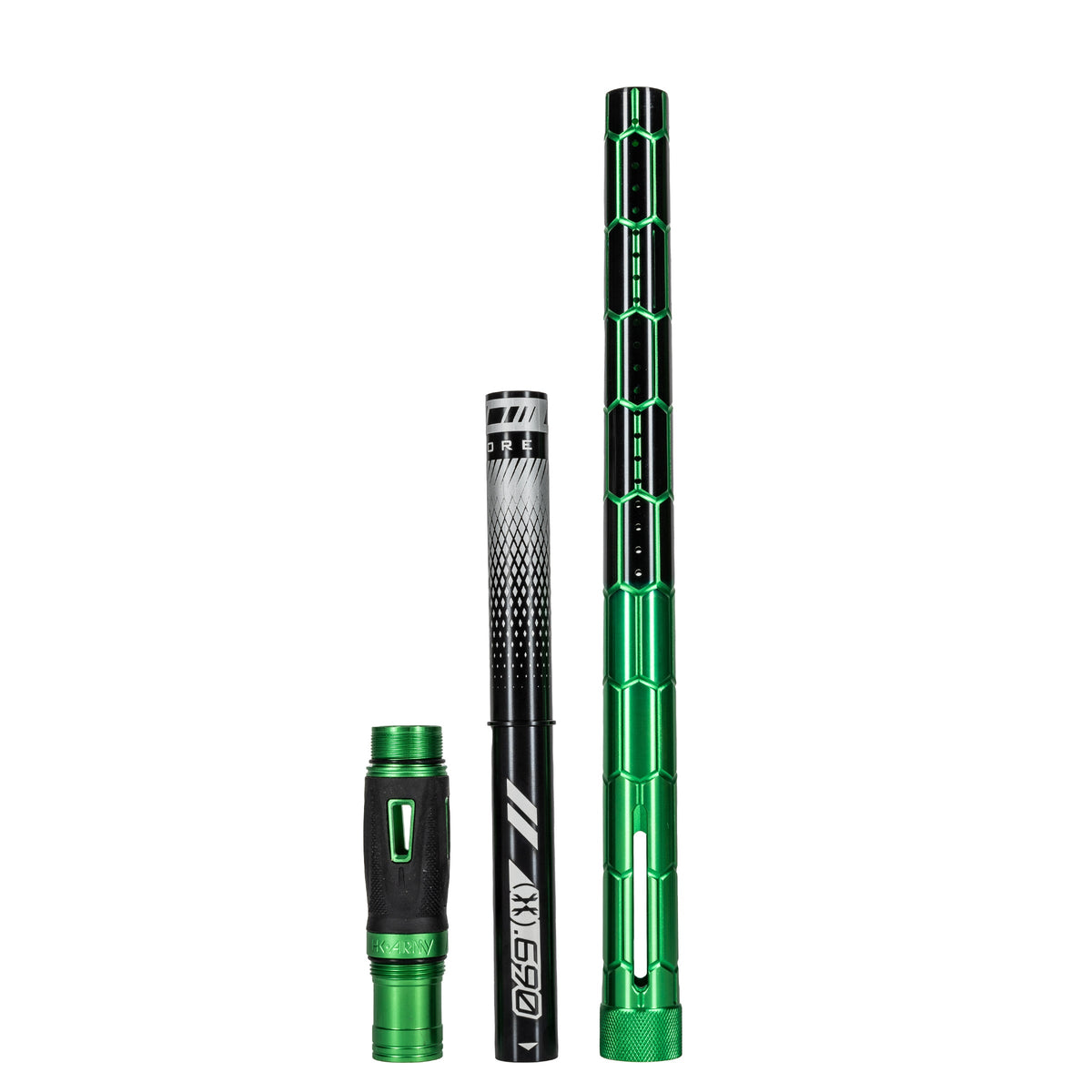 LAZR Elite Nexus Barrel Kit - 15" Green/Black Black Inserts - Cocker Threads