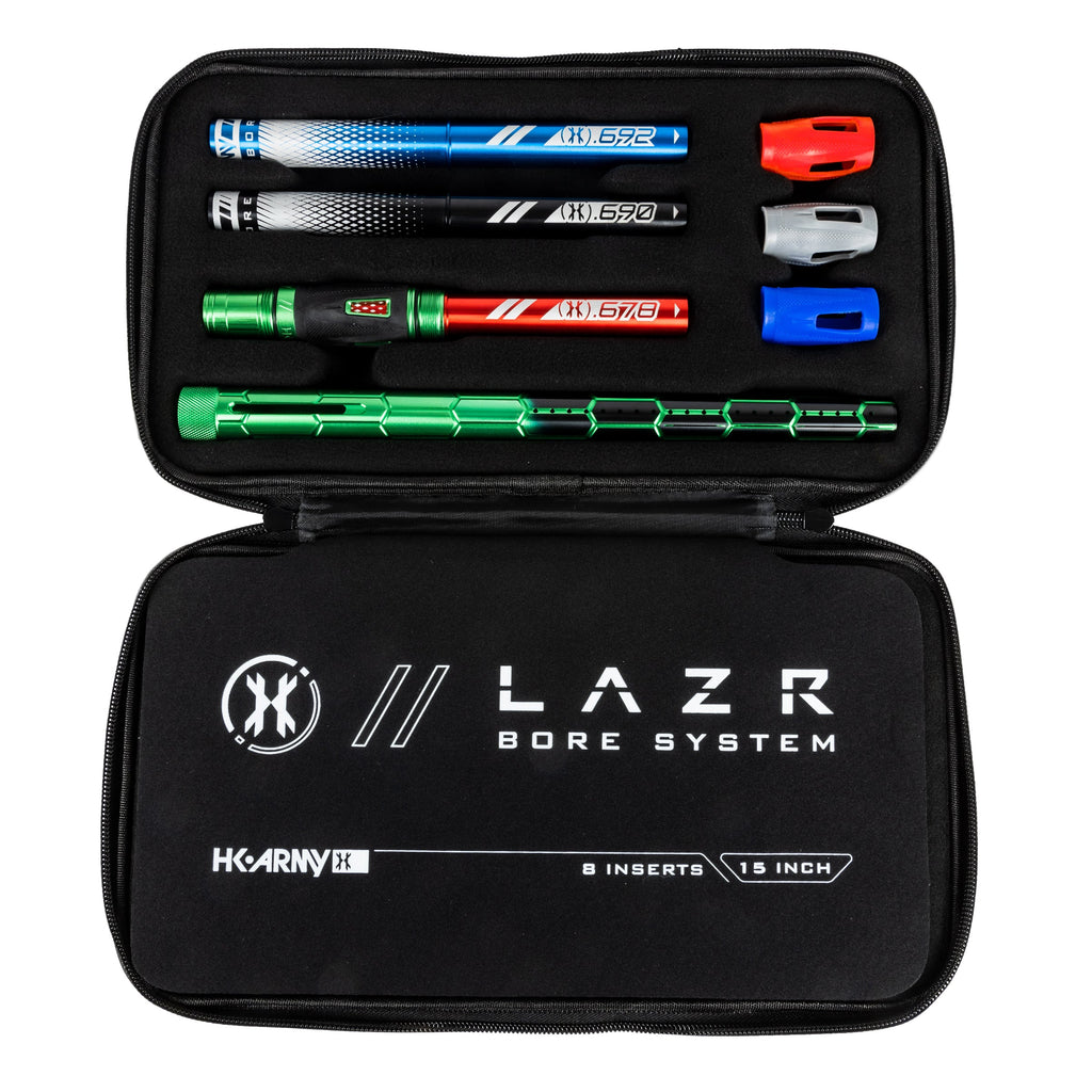 LAZR Elite Nexus Barrel Kit - 15" Green/Black Colored Inserts - Cocker Threads