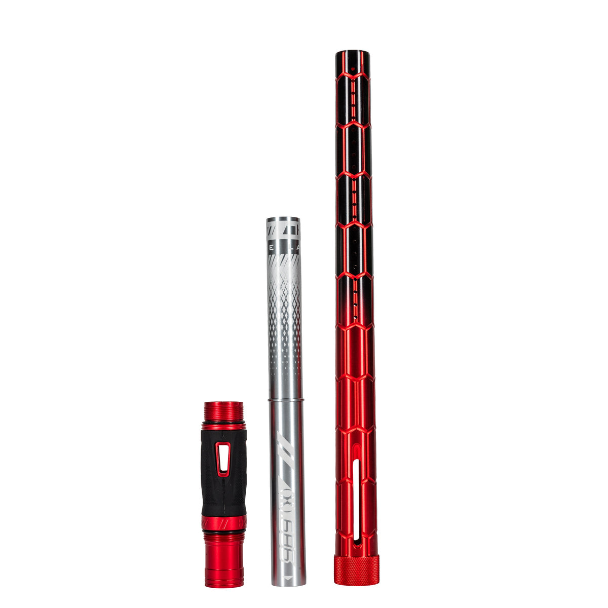 LAZR Elite Nexus Barrel Kit - 15" Red/Black Colored Inserts - Cocker Threads