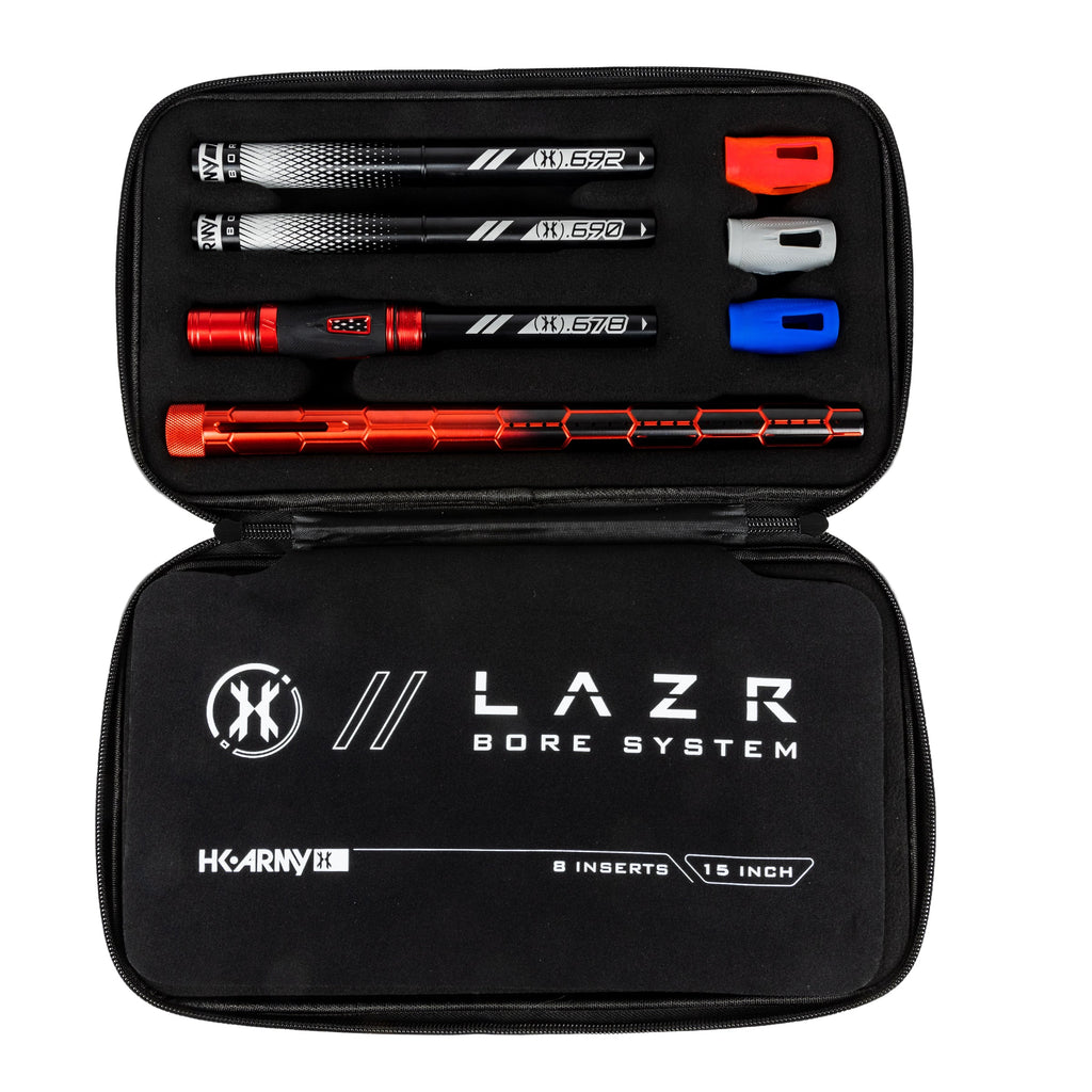 LAZR Elite Nexus Barrel Kit - 15" Red/Black Black Inserts - Cocker Threads