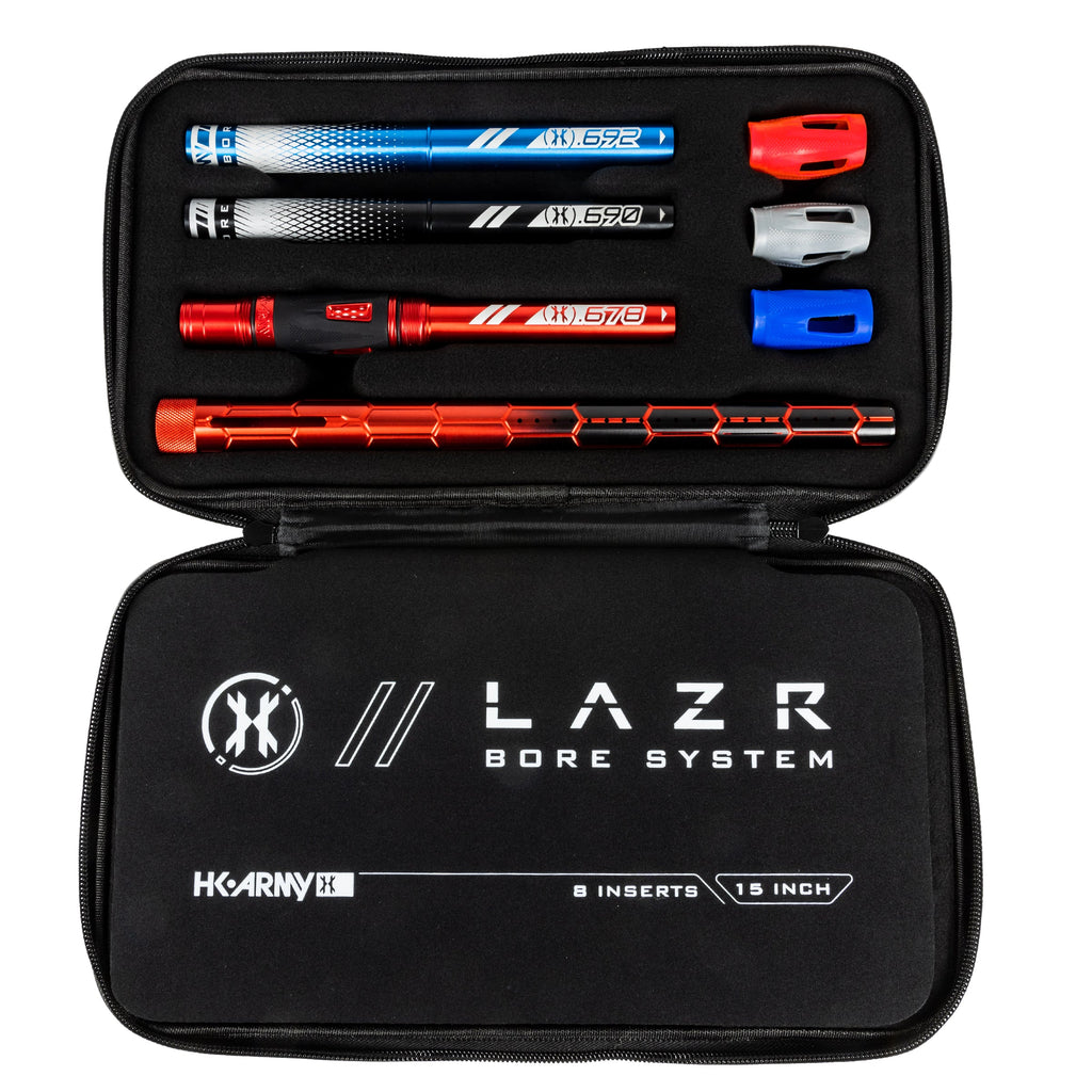LAZR Elite Nexus Barrel Kit - 15" Red/Black Colored Inserts - Cocker Threads