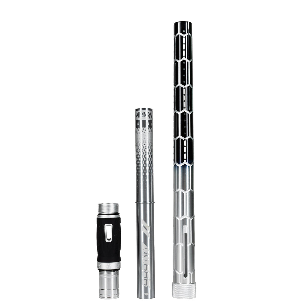 LAZR Elite Nexus Barrel Kit - 15" Silver/Black Colored Inserts - Cocker Threads
