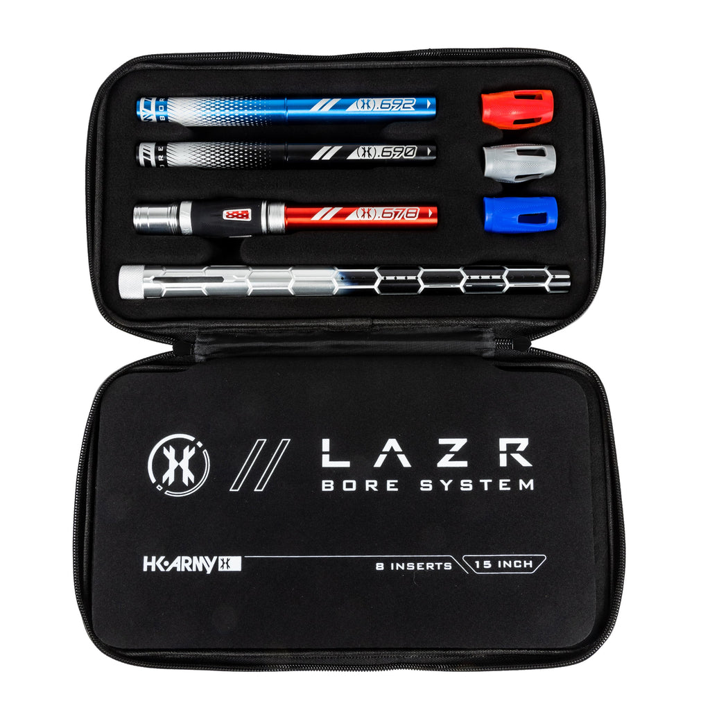 LAZR Elite Nexus Barrel Kit - 15" Silver/Black Colored Inserts - Cocker Threads