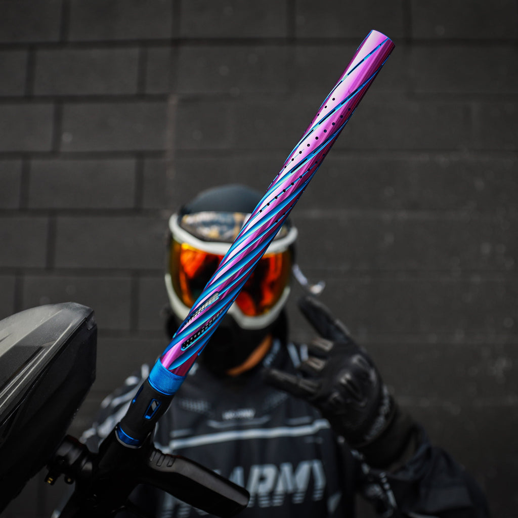 LAZR Elite Orbit Barrel Kit - 15" Blue/Purple Colored Inserts - Cocker Threads
