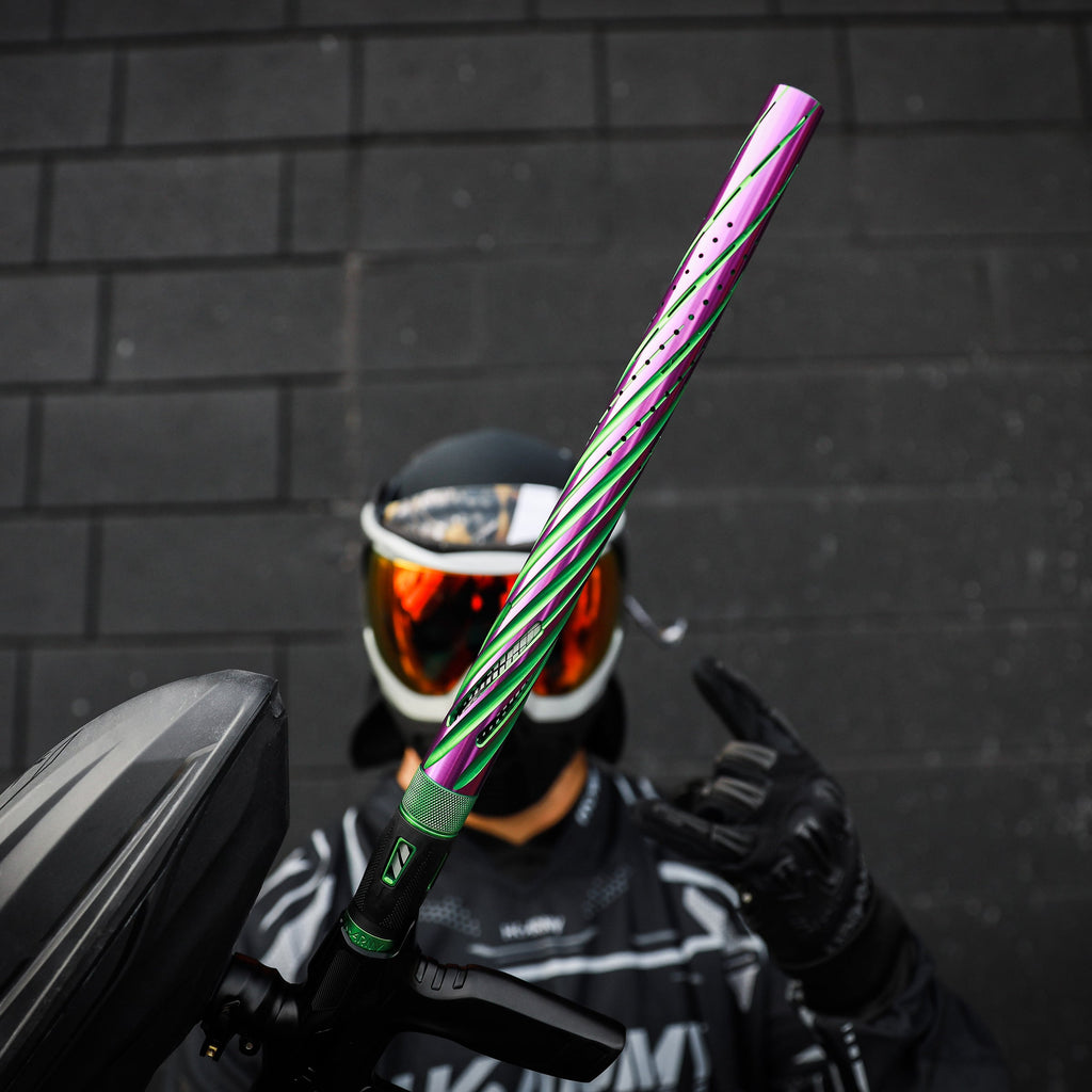 LAZR Elite Orbit Barrel Tip - Dust Green/Purple