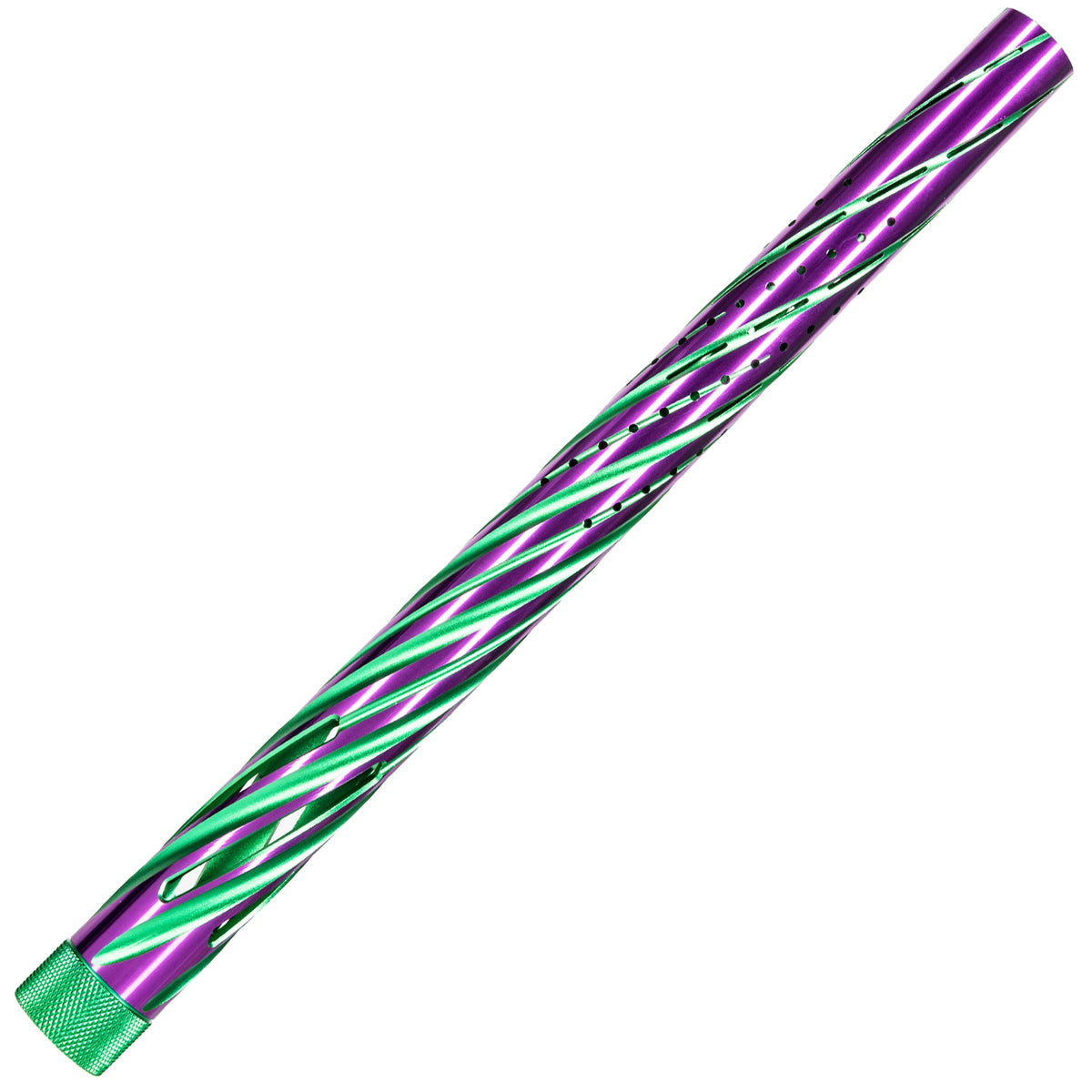 LAZR Elite Orbit Barrel Kit - 15" Green/Purple Black Inserts - Cocker Threads