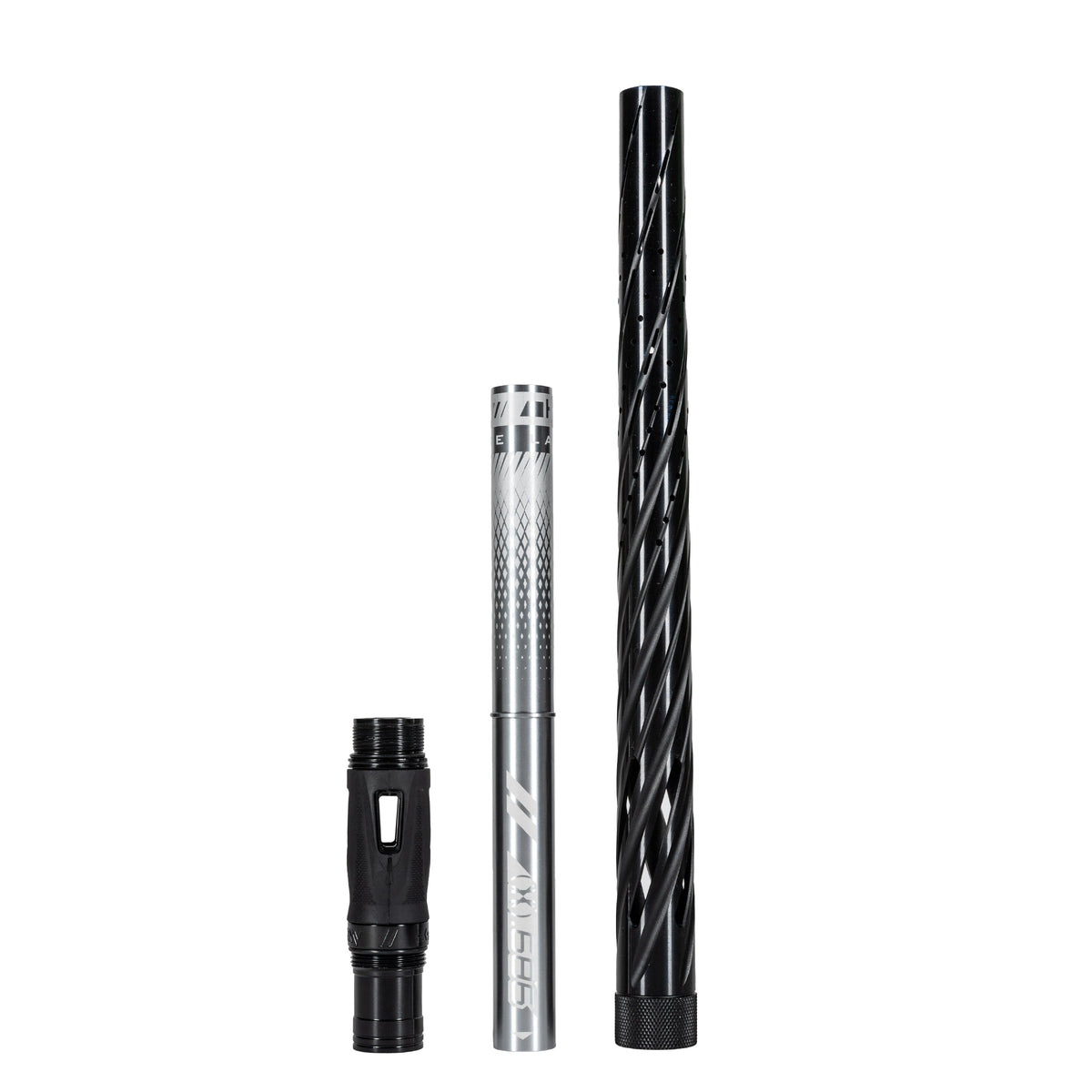 LAZR Elite Orbit Barrel Kit - 15" Dust Black/Black Inserts - Cocker Threads