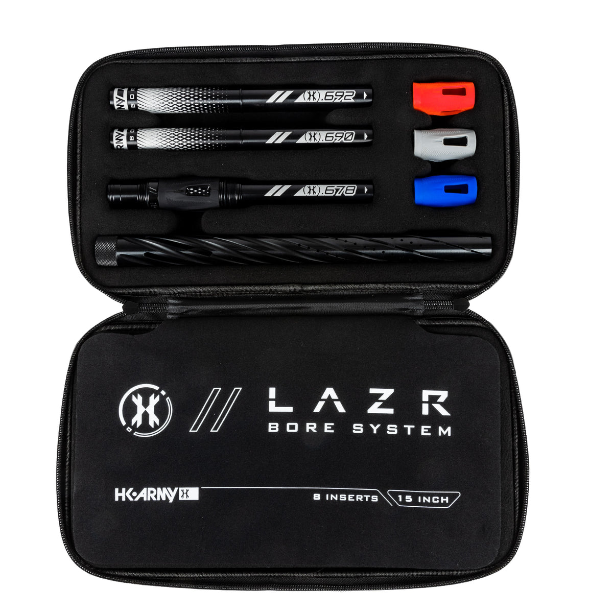 LAZR Elite Orbit Barrel Kit - 15" Dust Black/Black Inserts - Cocker Threads