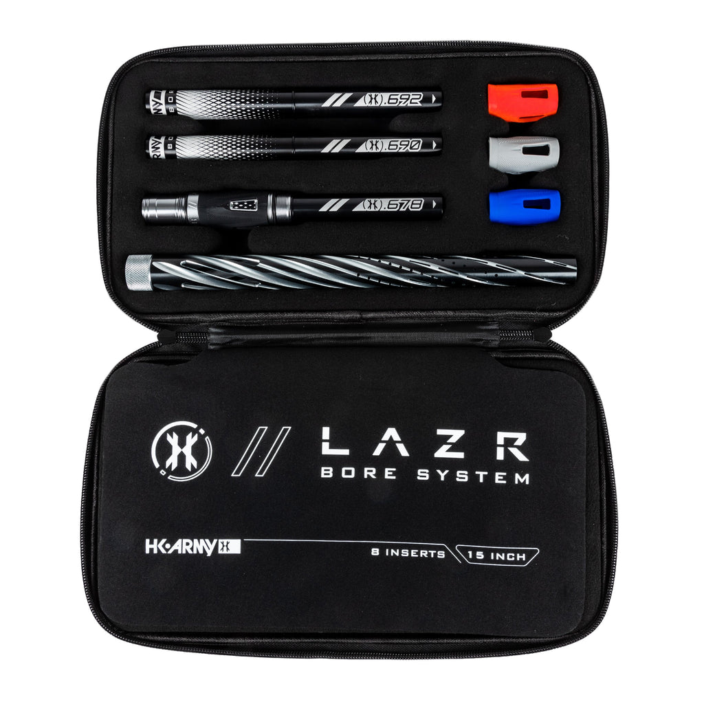 LAZR Elite Orbit Barrel Kit - 15" Dust Pewter/Black Inserts - Cocker Threads