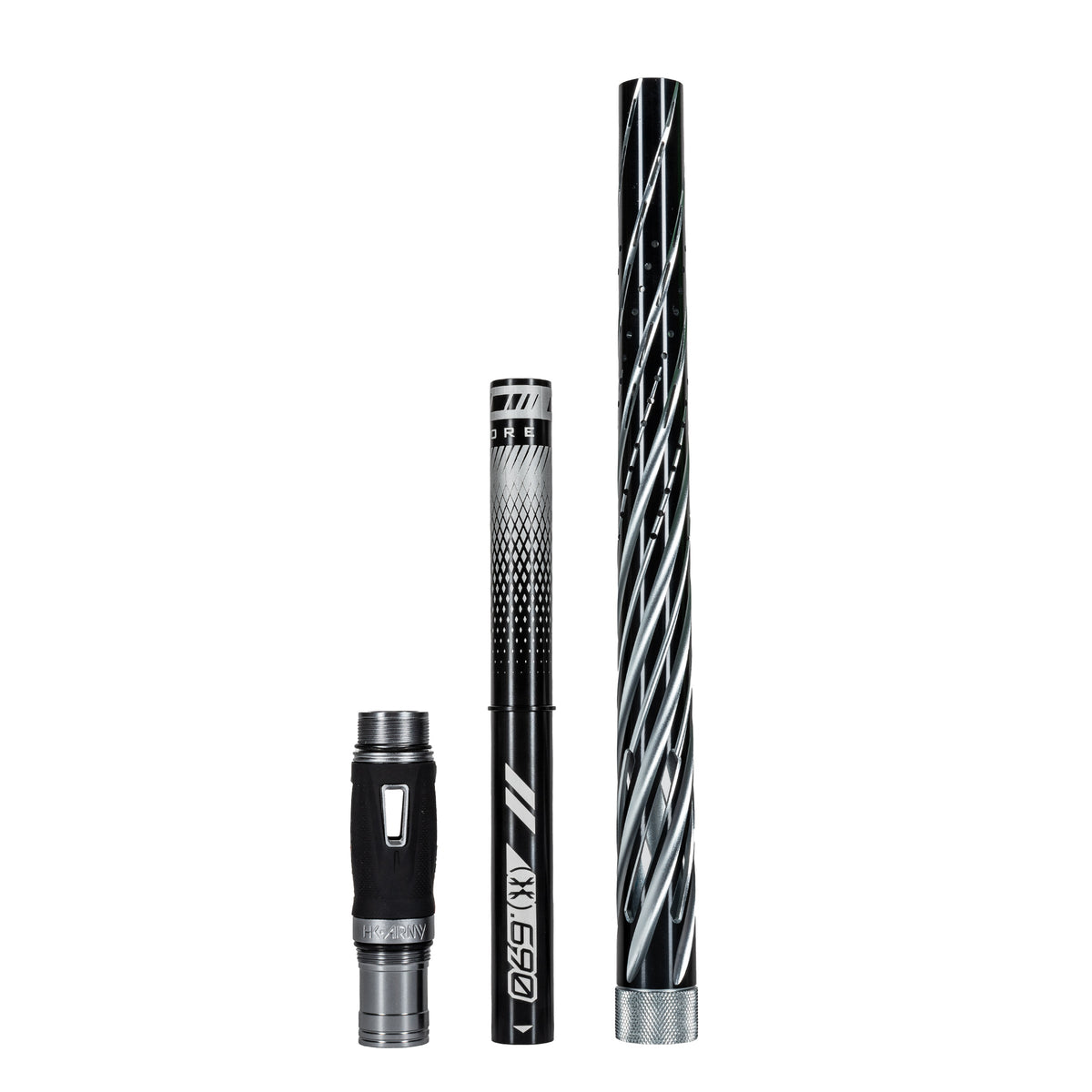 LAZR Elite Orbit Barrel Kit - 15" Dust Pewter/Black Inserts - Cocker Threads