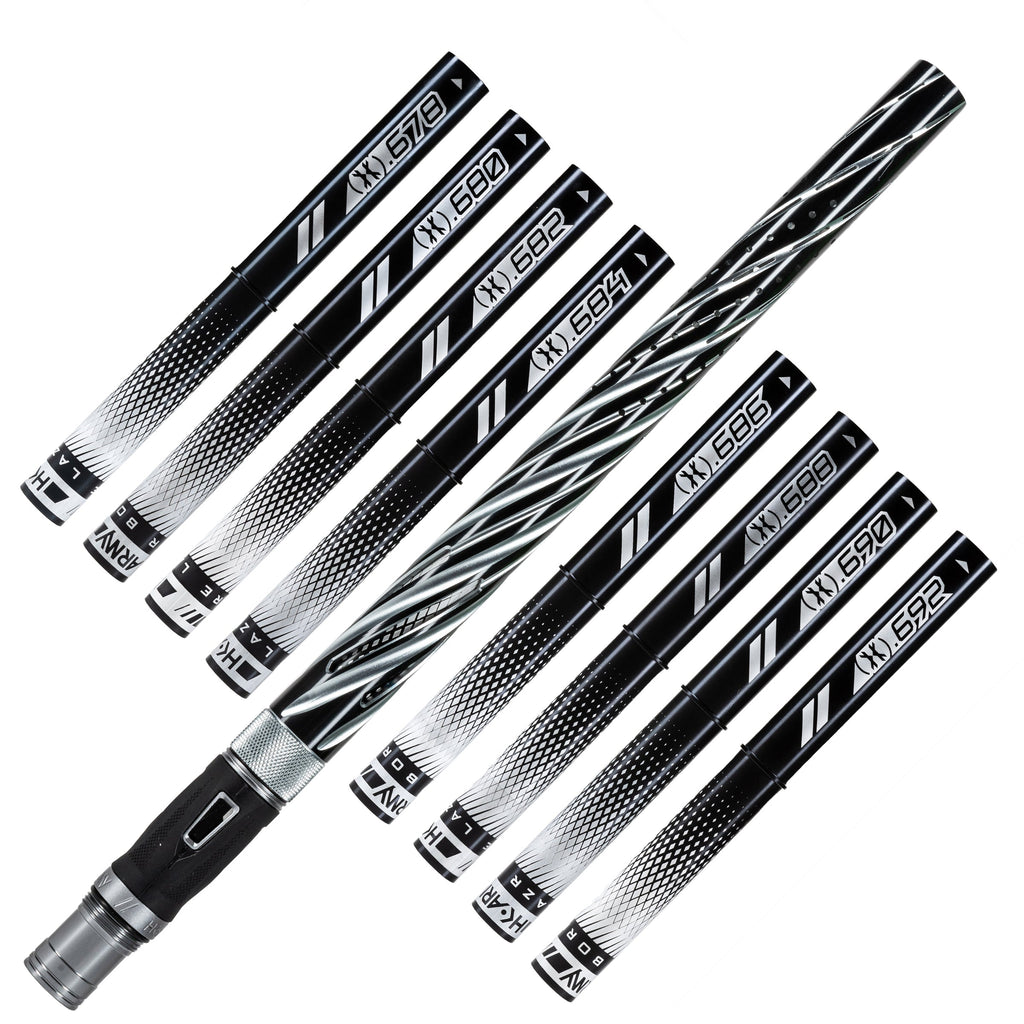 LAZR Elite Orbit Barrel Kit - 15" Dust Pewter/Black Inserts - Cocker Threads