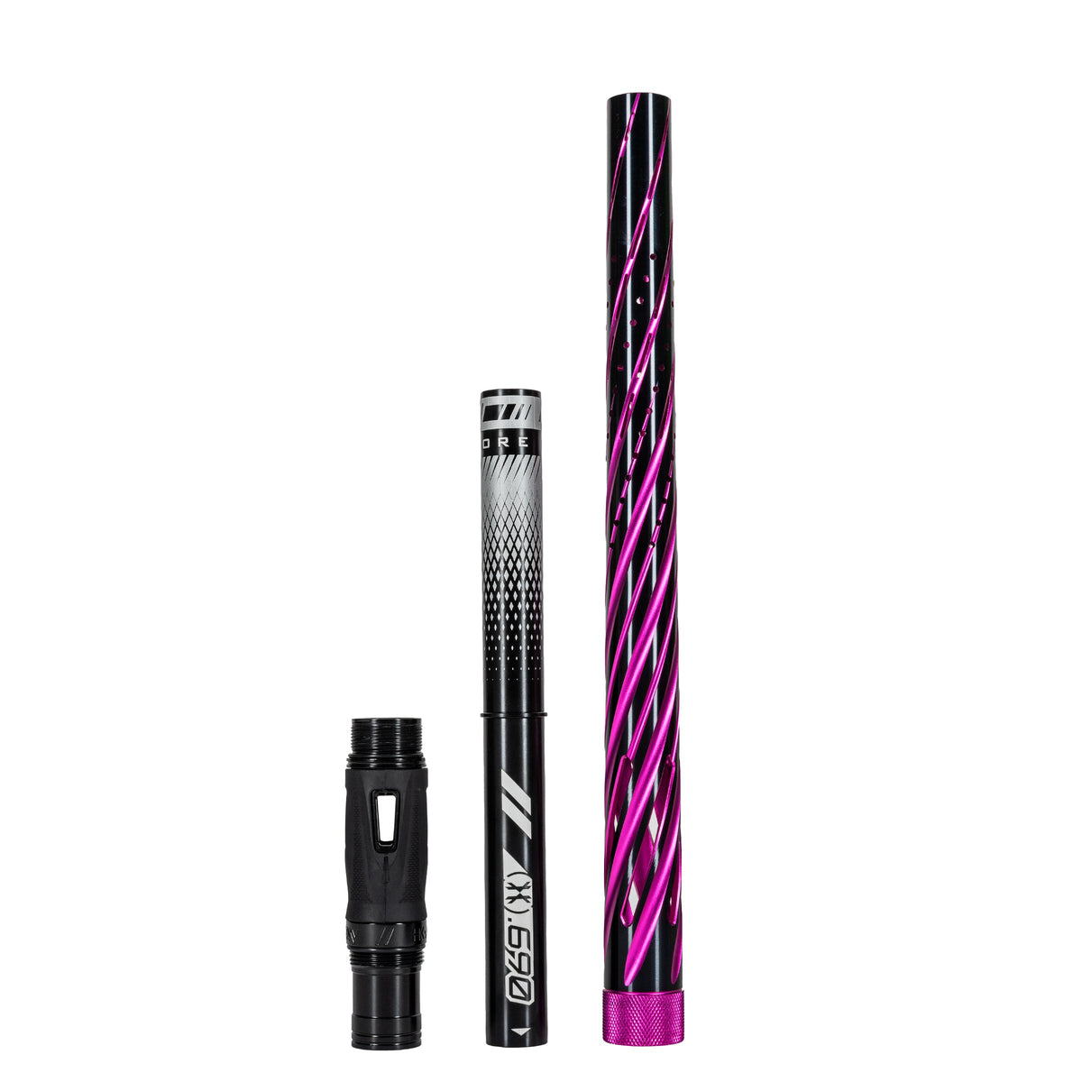 LAZR Elite Orbit Barrel Kit - 15" Dust Pink/Black Inserts - Cocker Threads