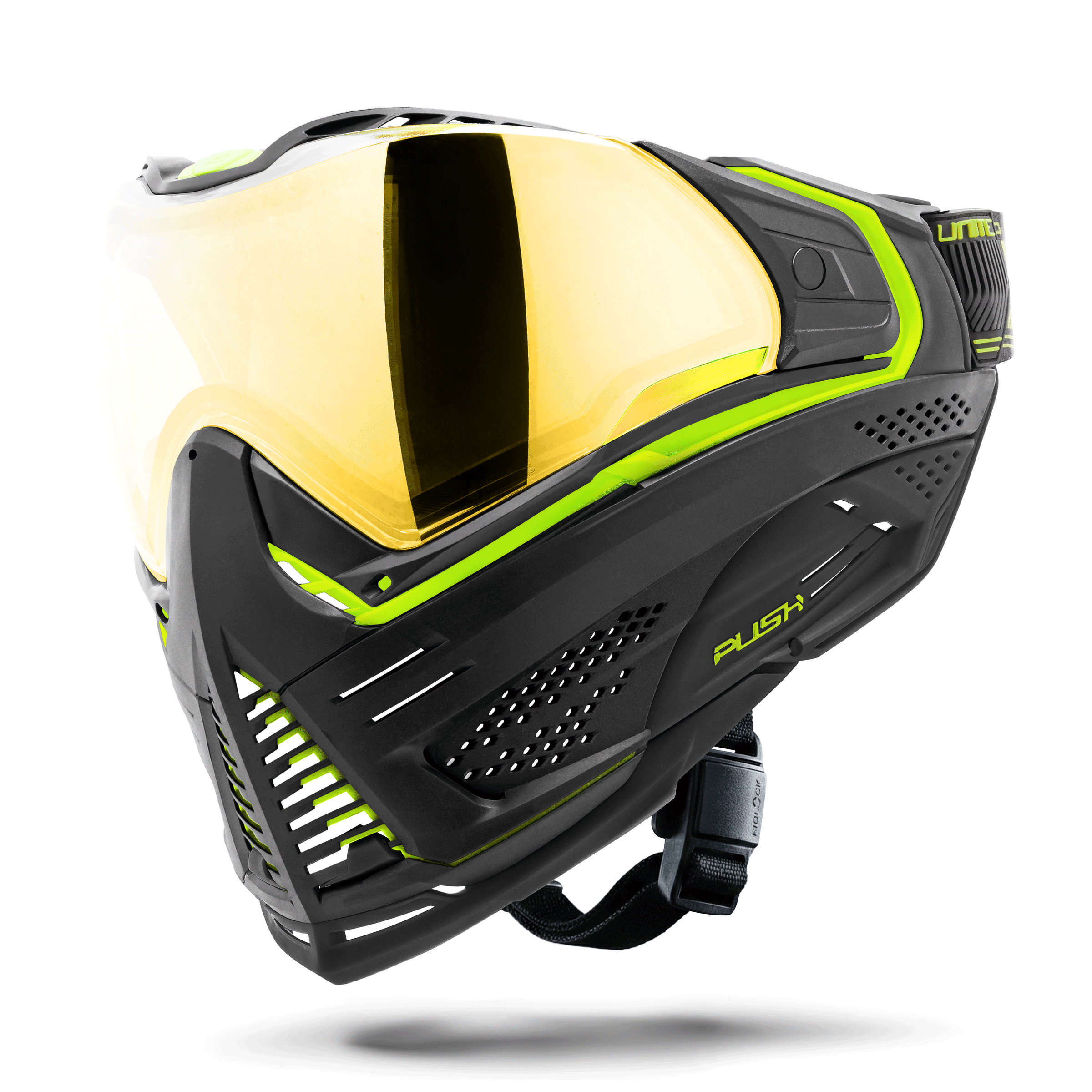 Unite Goggle Mk II - Reactor (Black/Green) - Gold Lens