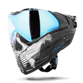 Unite Goggle Mk II  - Warlord Soul (Black/White Skull) - Blue Lens