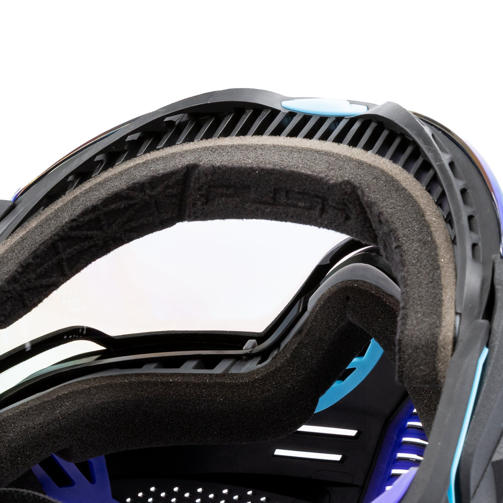Unite Goggle Mk II - Nebula (Black/Turq/Purple) - Blue Lens