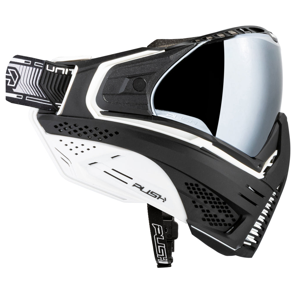 Unite Goggle Mk II - Seeker (Black/White) - Silver Lens