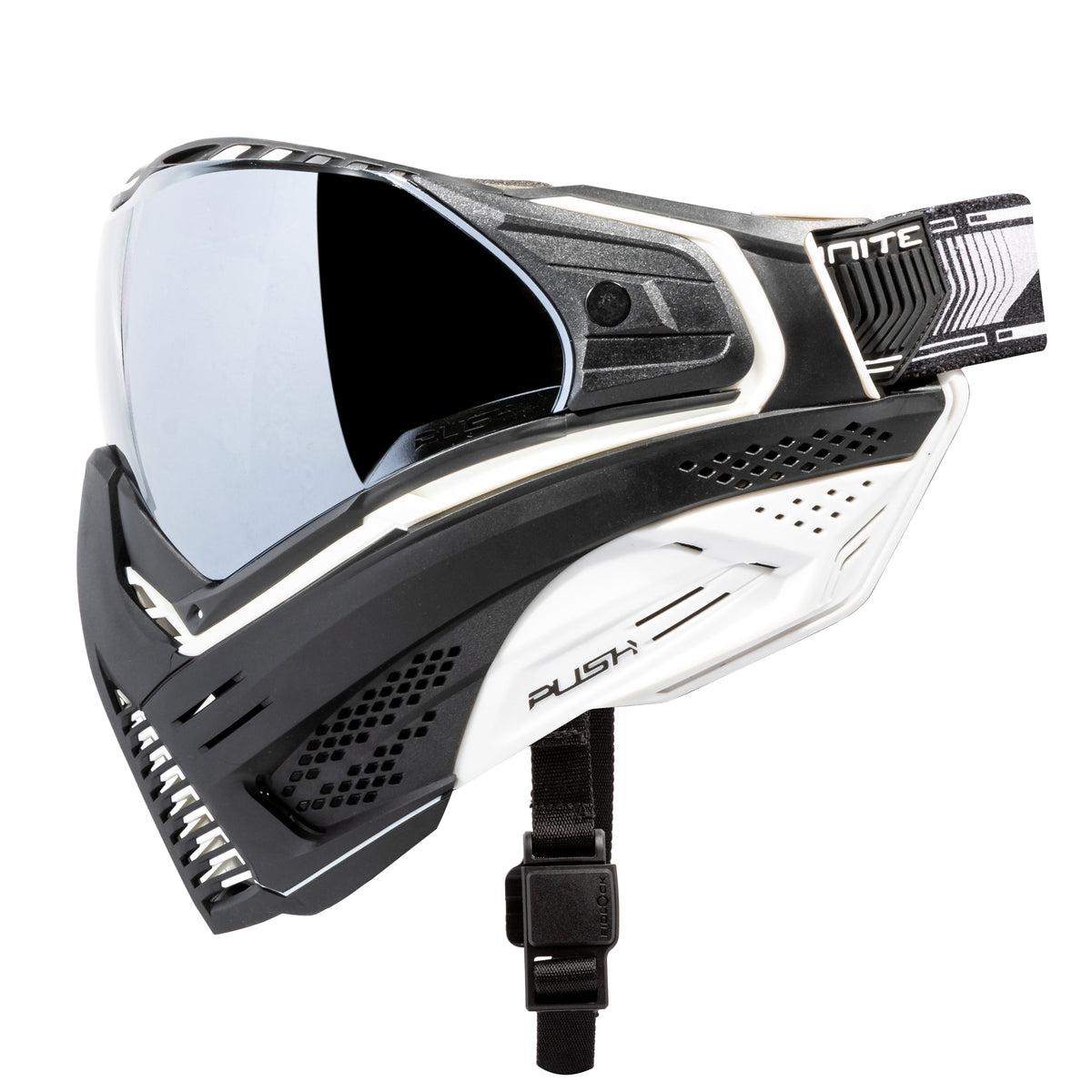 Unite Goggle Mk II - Seeker (Black/White) - Silver Lens