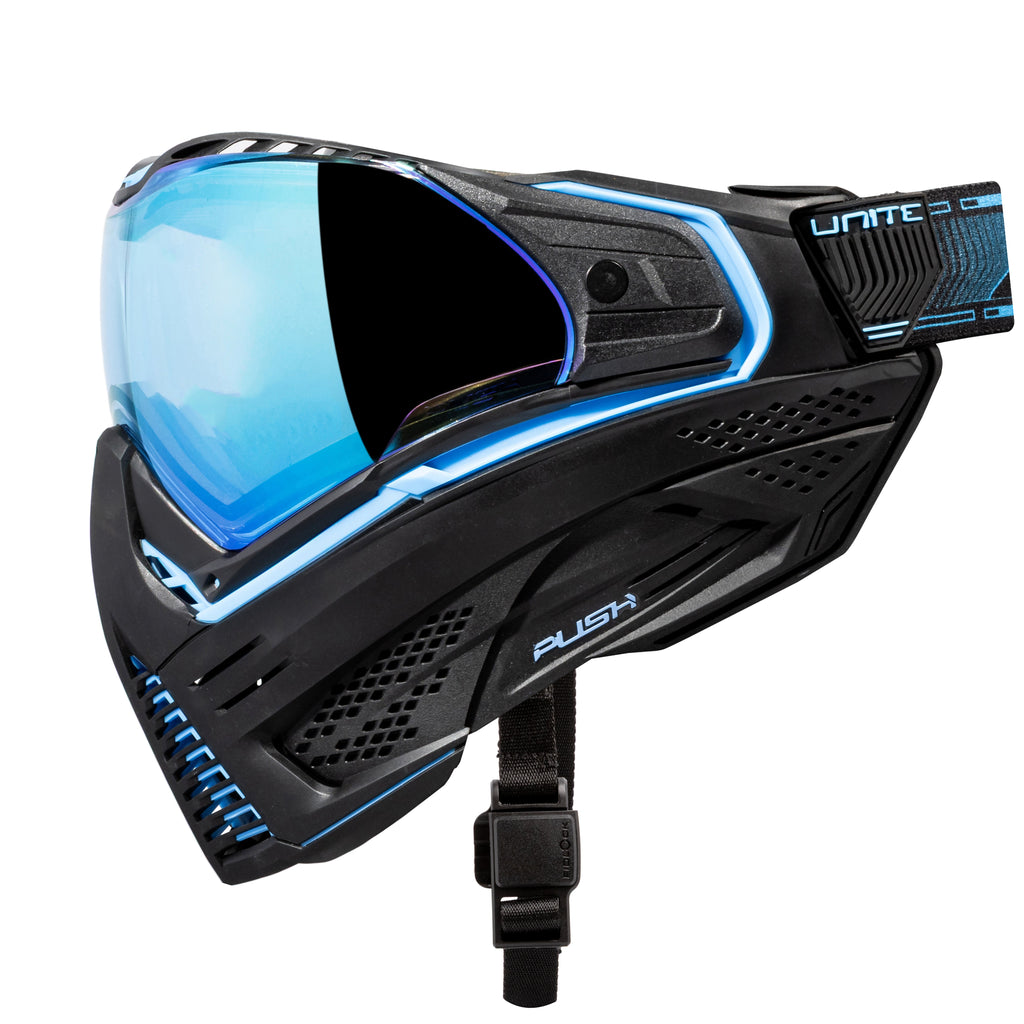 Unite Goggle Mk II - Vortex (Black/Blue) - Blue Lens