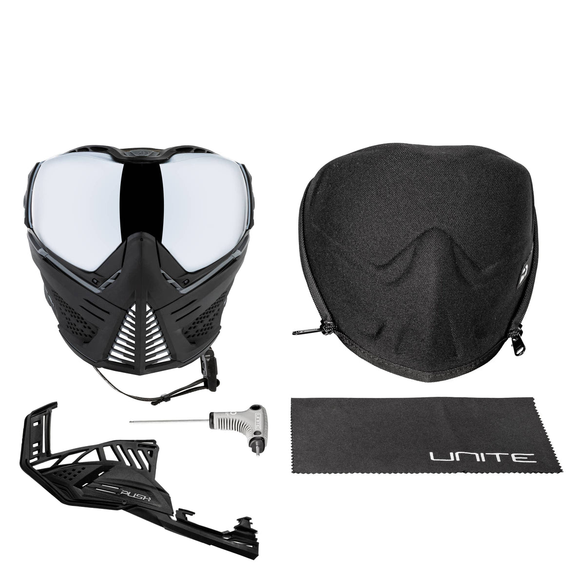Unite Goggle Mk II - Rogue (Black/Grey) - Silver Lens