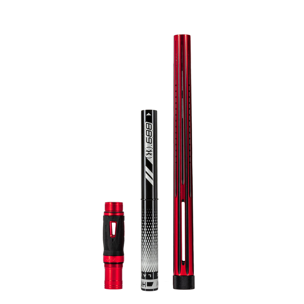 LAZR Elite Nova Barrel Kit - 15" Red/Black - Black Inserts - Cocker Threads