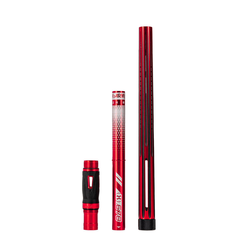 LAZR Elite Nova Barrel Kit - 15" Red/Black - Colored Inserts - Cocker Threads