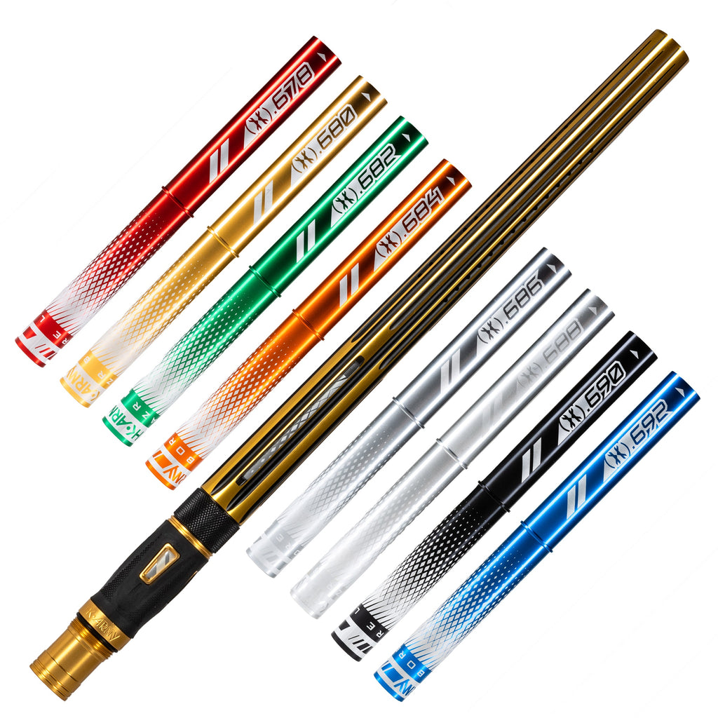 LAZR Elite Nova Barrel Kit - 15" Gold/Black - Colored Inserts - Cocker Threads
