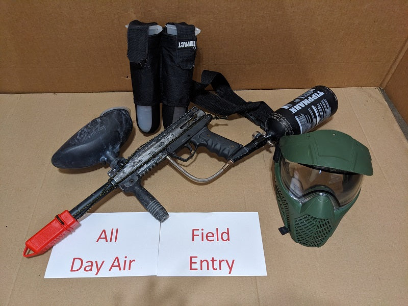 Entry, Unlimited Air Refills, Rental Equipment