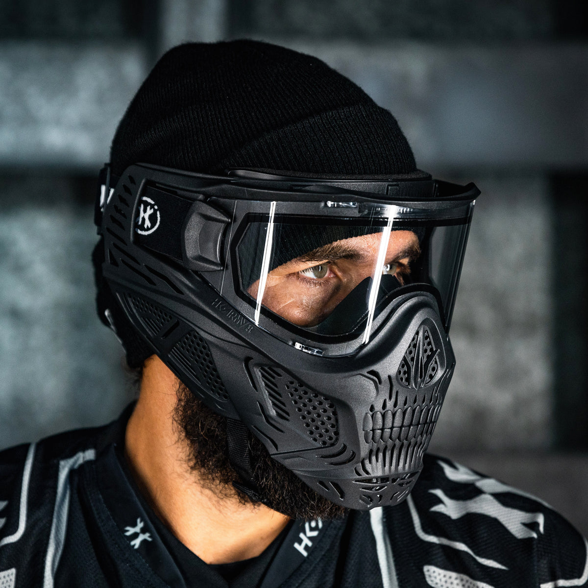 HSTL® Skull Goggle - Black w/ Clear Lens