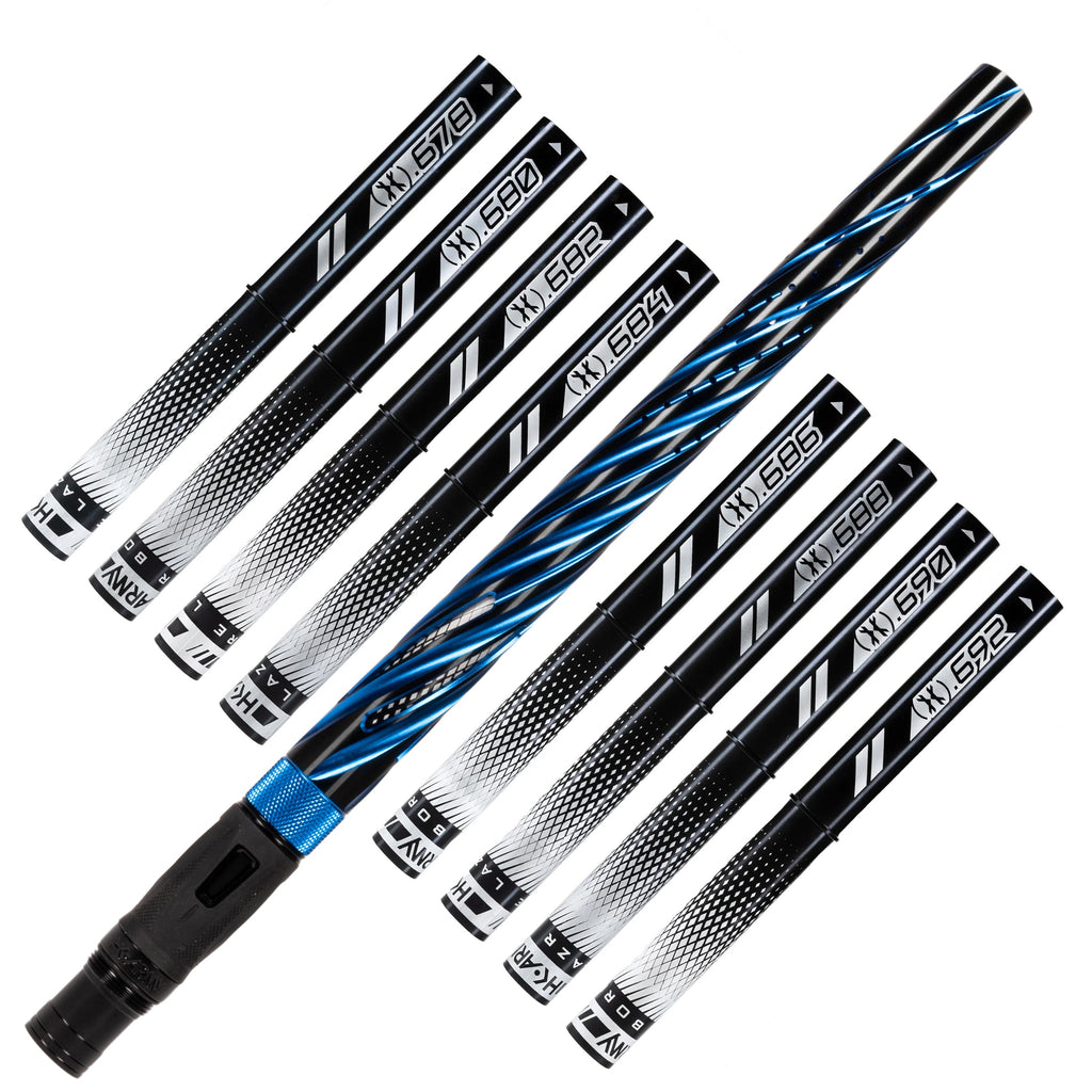 LAZR Elite Orbit Barrel Kit - 15" Dust Blue/Black - Black Inserts - Cocker Threads