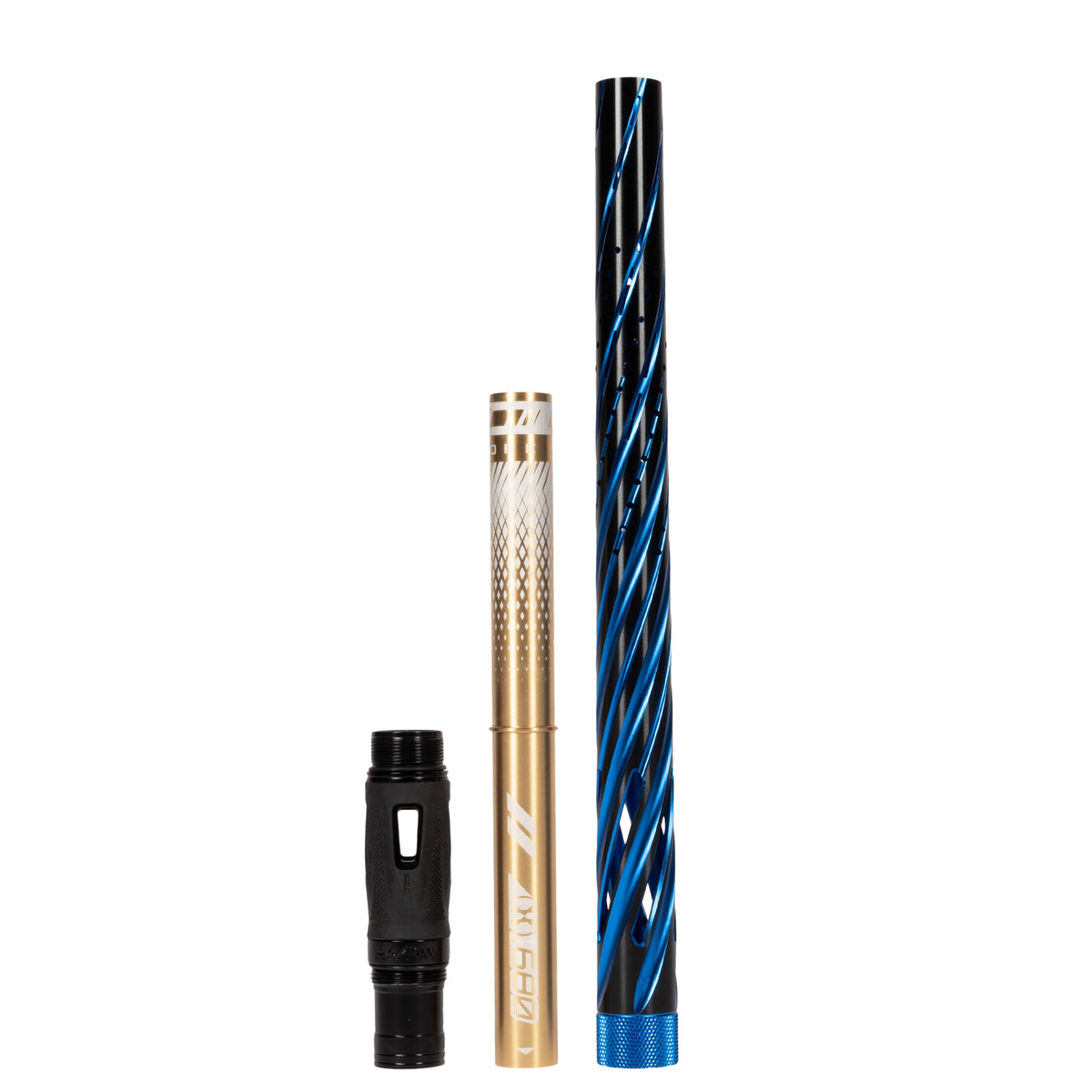 LAZR Elite Orbit Barrel Kit - 15" Dust Blue/Black - Colored Inserts - Cocker Threads