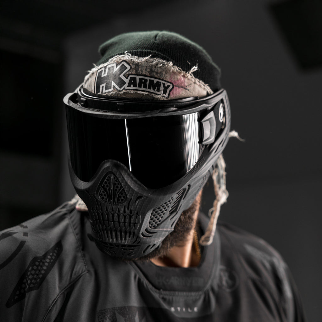 HSTL® Skull Goggle Carbon Fiber w/ Smoke Lens