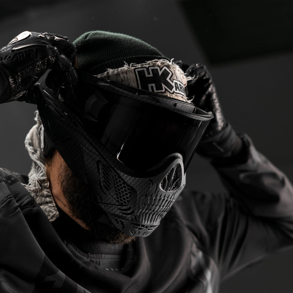 HSTL® Skull Goggle Carbon Fiber w/ Smoke Lens
