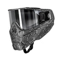 HSTL® Skull Goggle Machine Silver w/ Chrome Lens