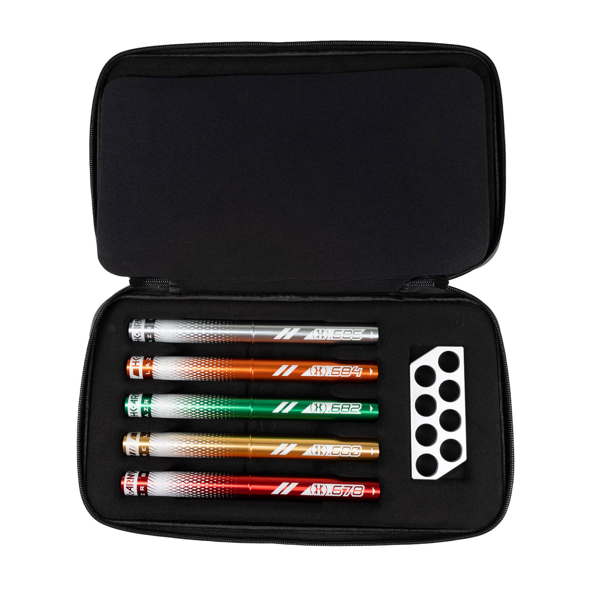 LAZR Elite Orbit Barrel Kit - 15" Black/Silver Fade - Colored Inserts - Cocker Threads