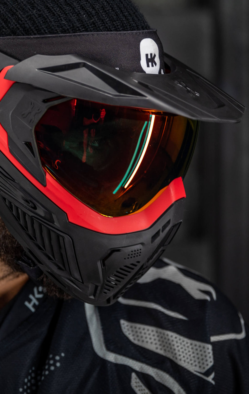 SLR Goggle - Flare (Red/Black) Scorch Lens