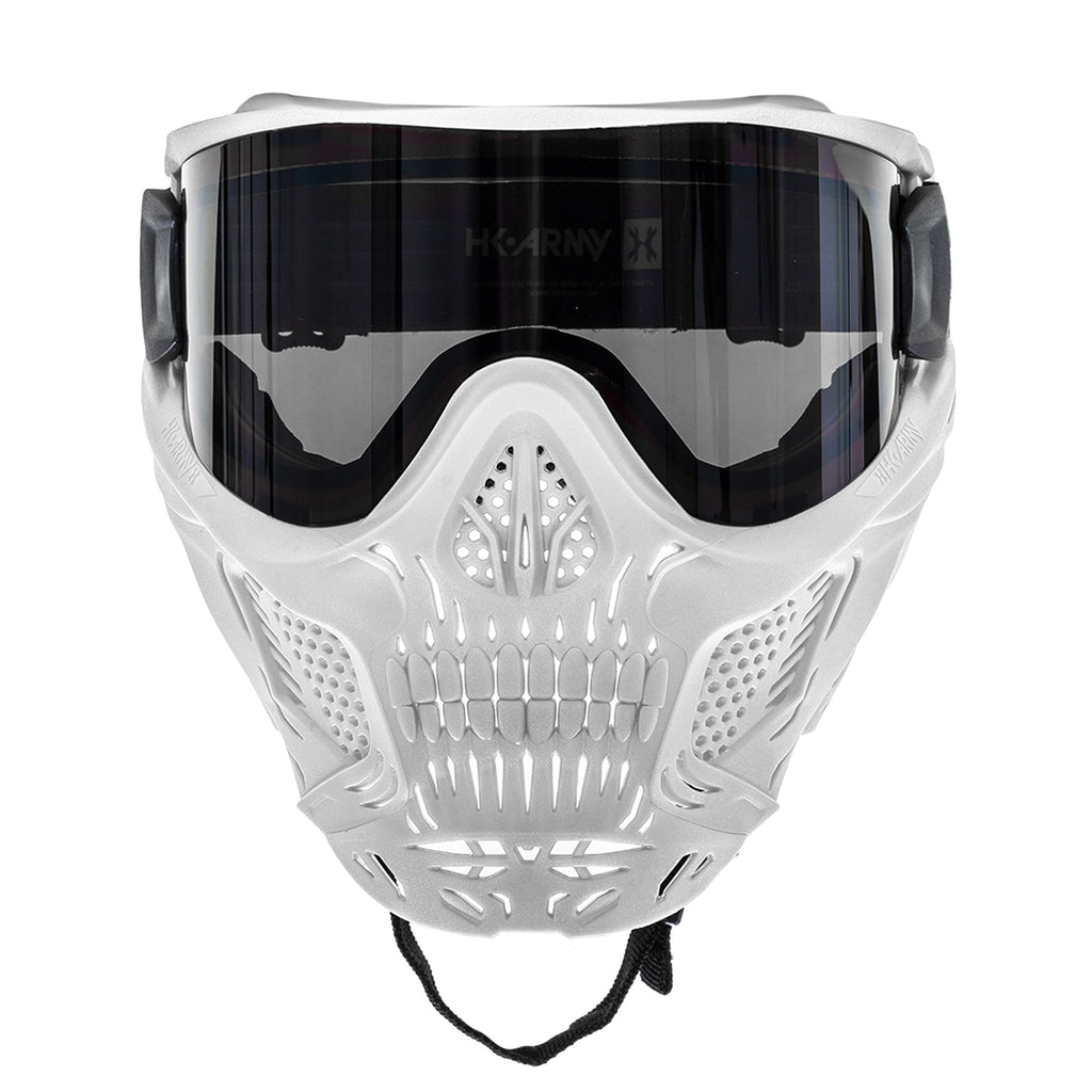 HSTL® Skull Goggle "Ghost" - White w/ Smoke Lens