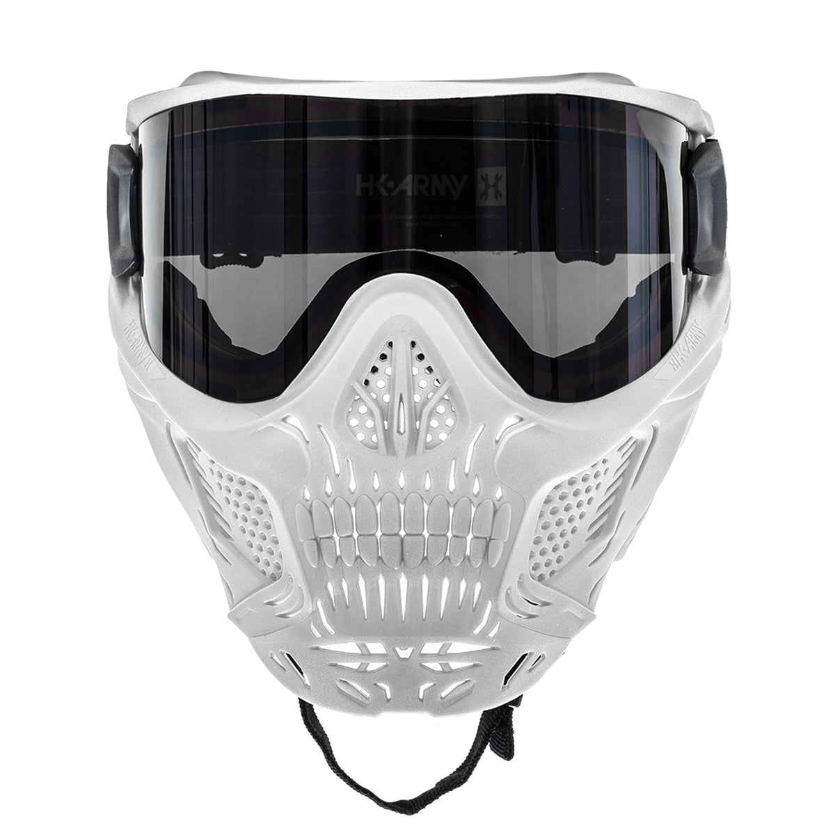 HSTL® Skull Goggle "Ghost" - White w/ Smoke Lens