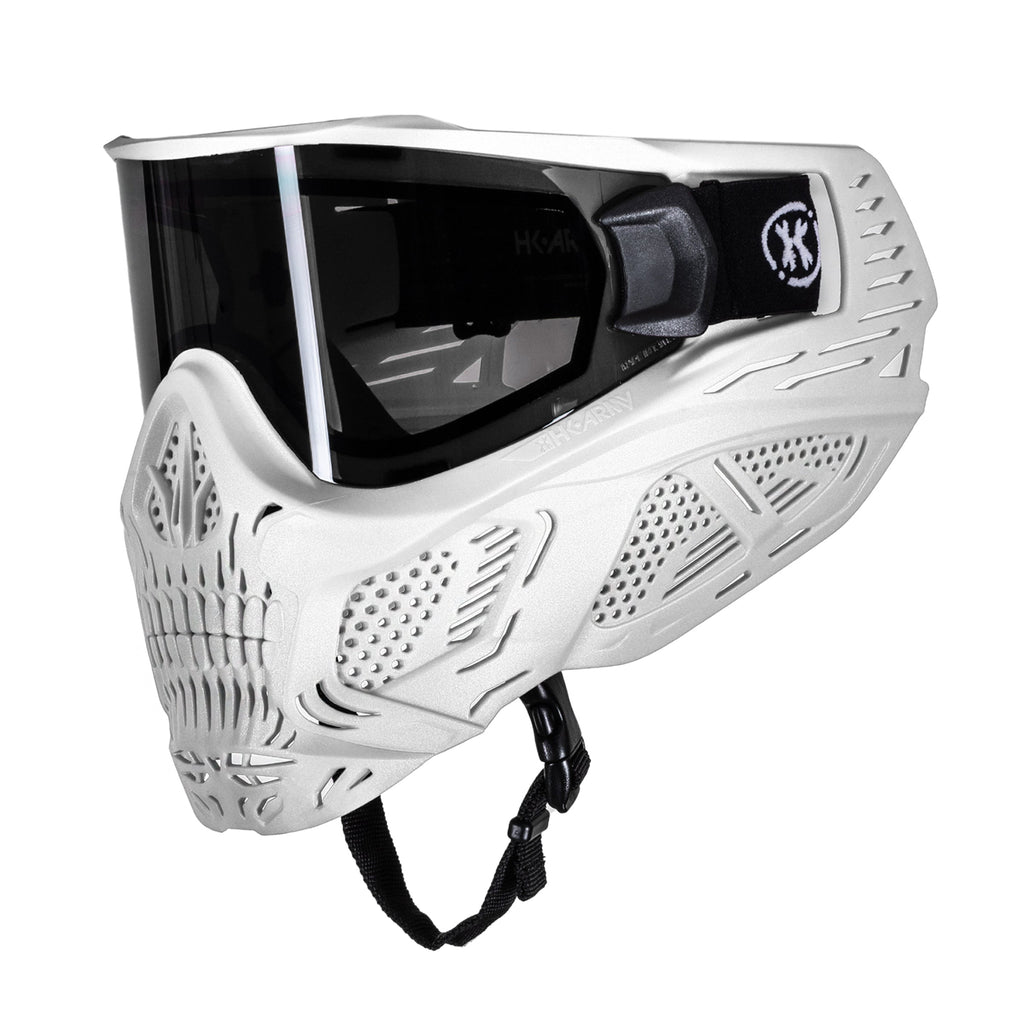 HSTL® Skull Goggle "Ghost" - White w/ Smoke Lens