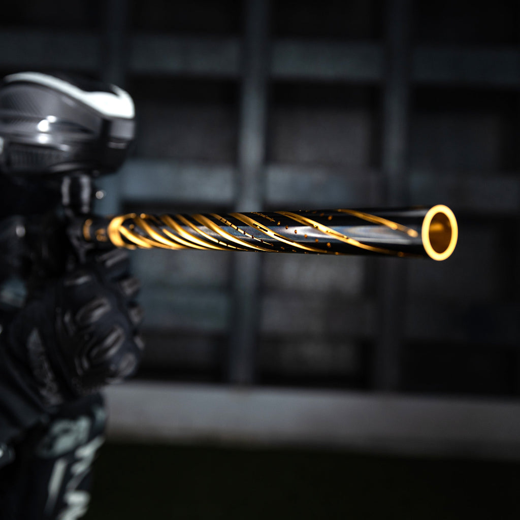 LAZR Elite Orbit Barrel Kit - 15" Dust Gold/Black Inserts - Cocker Threads