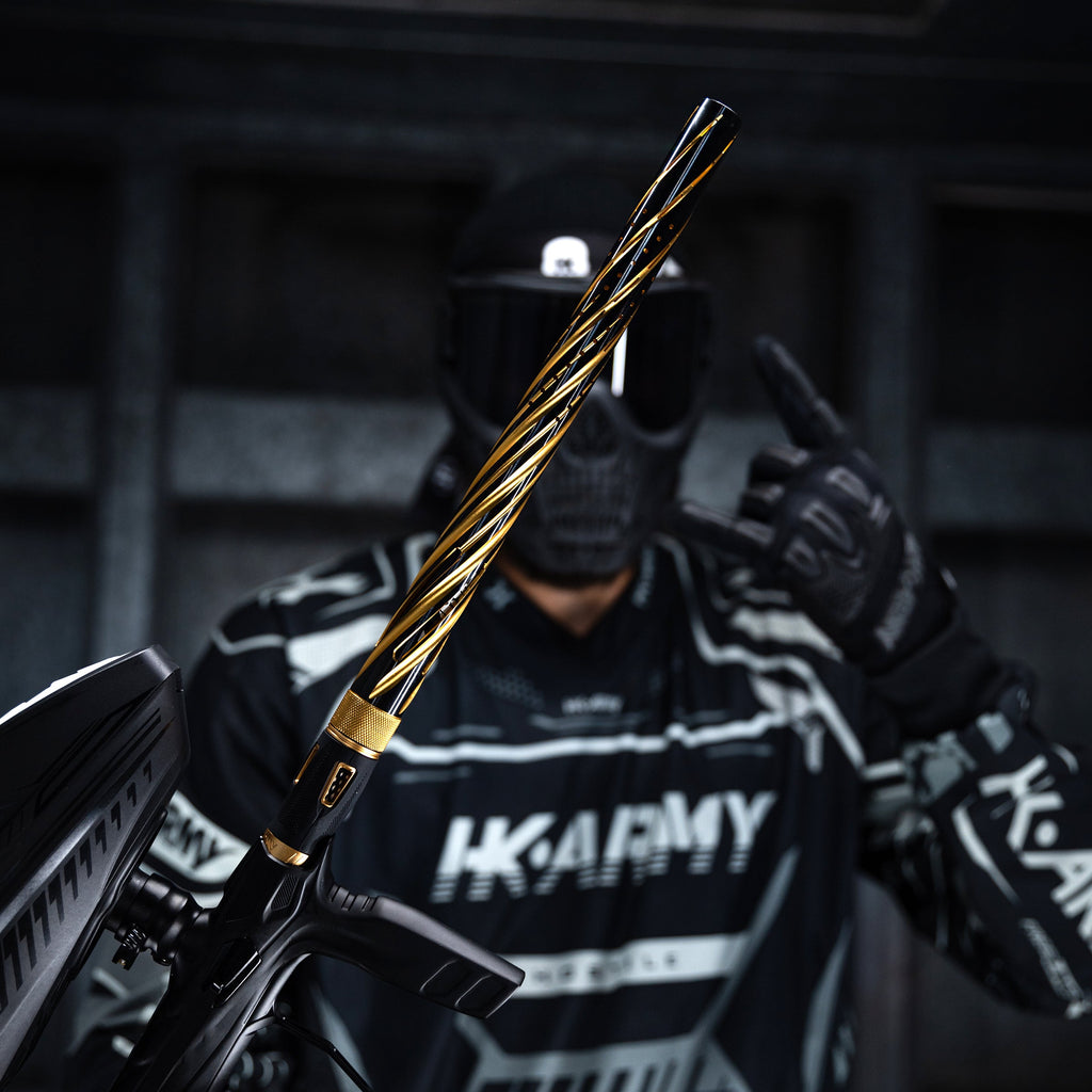 LAZR Elite Orbit Barrel Tip - Dust Gold/Black