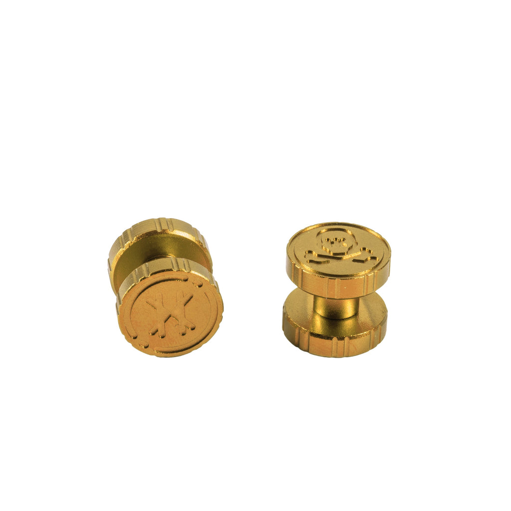 Machined Goggle Screw Set "Icon" Gold