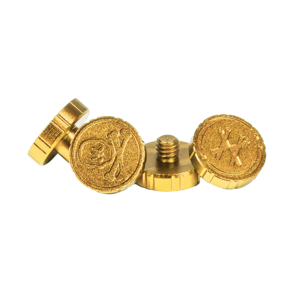 Machined Goggle Screw Set "Icon" Gold