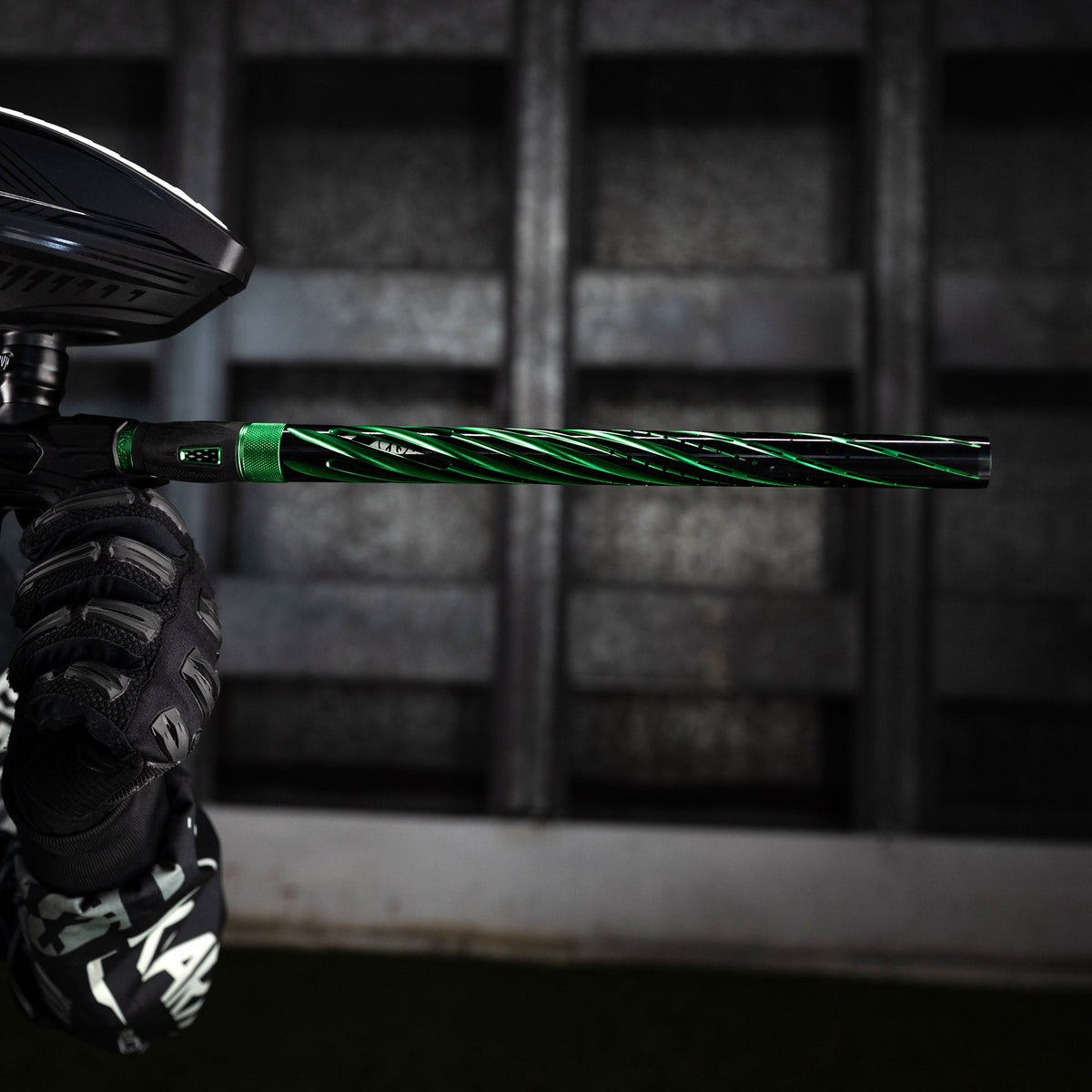 LAZR Elite Orbit Barrel Kit - 15" Dust Green/Colored Inserts - Cocker Threads