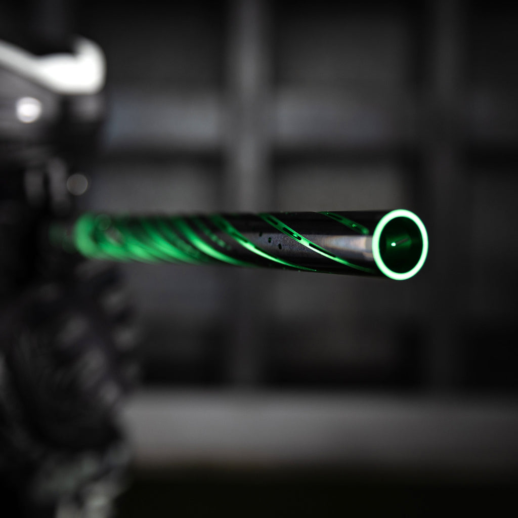LAZR Elite Orbit Barrel Kit - 15" Dust Green/Black Inserts - Cocker Threads