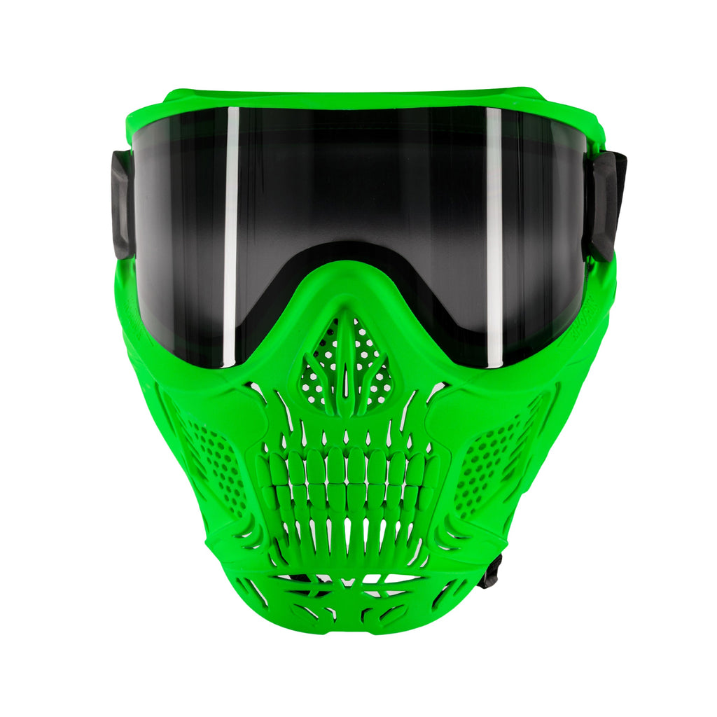 HSTL® Glowball™ Skull Goggle Neon Green w/ Smoke Lens