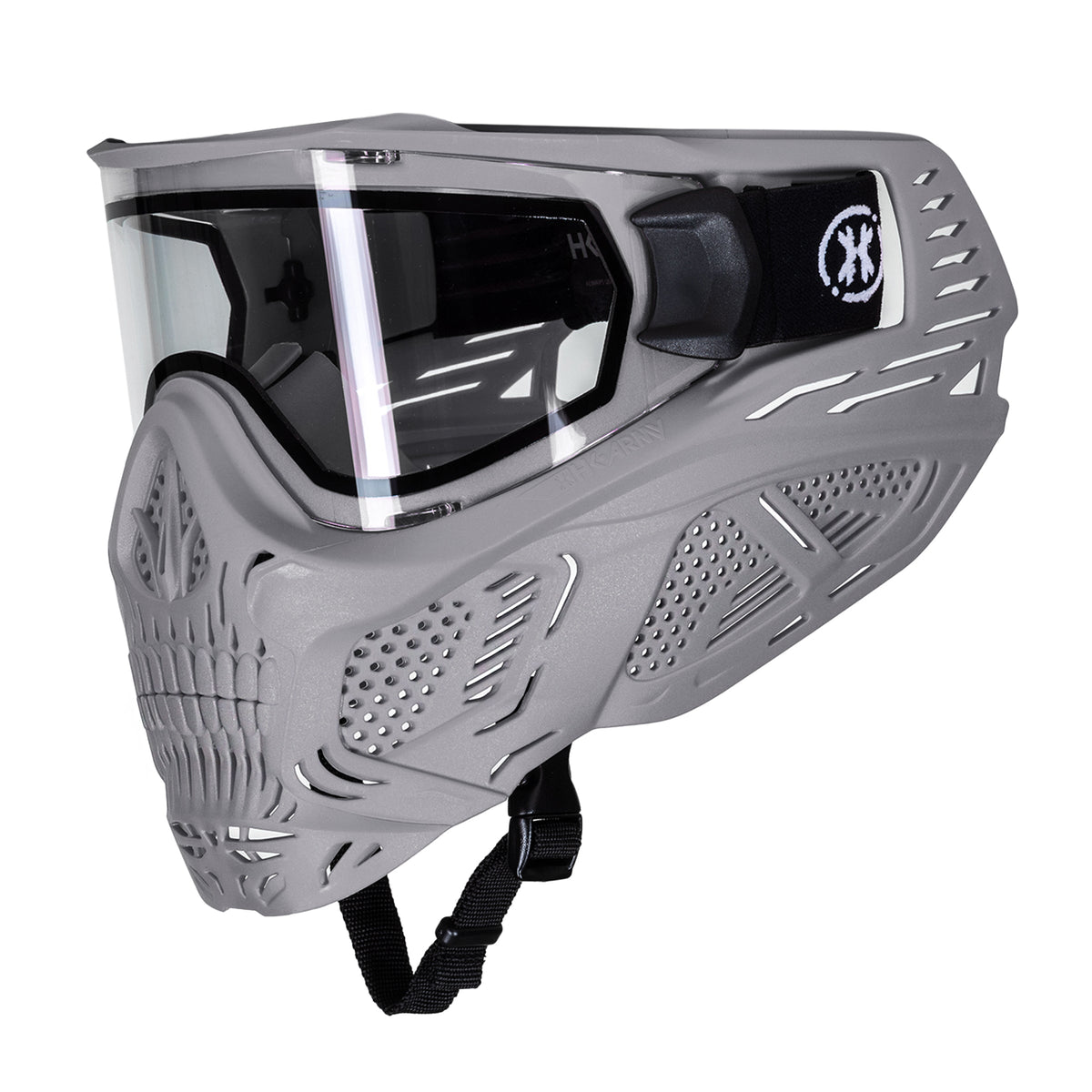 HSTL® Skull Goggle - Grey w/ Clear Lens