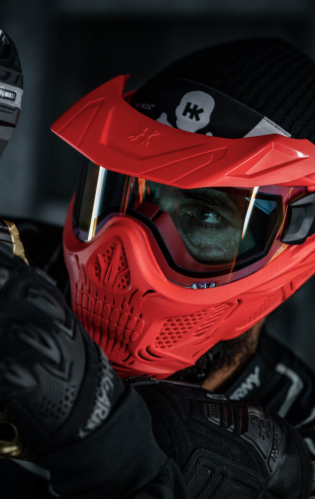 HSTL® Skull Goggle - Red w/ Clear Lens