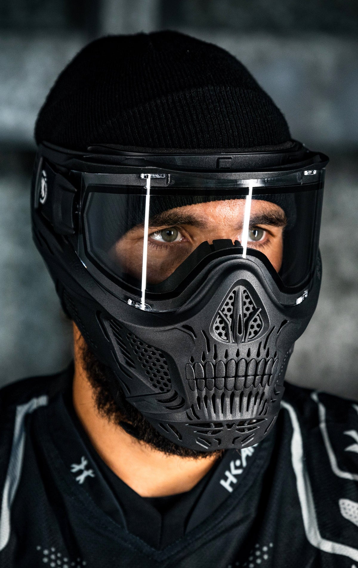 HSTL® Skull Goggle - Black w/ Clear Lens