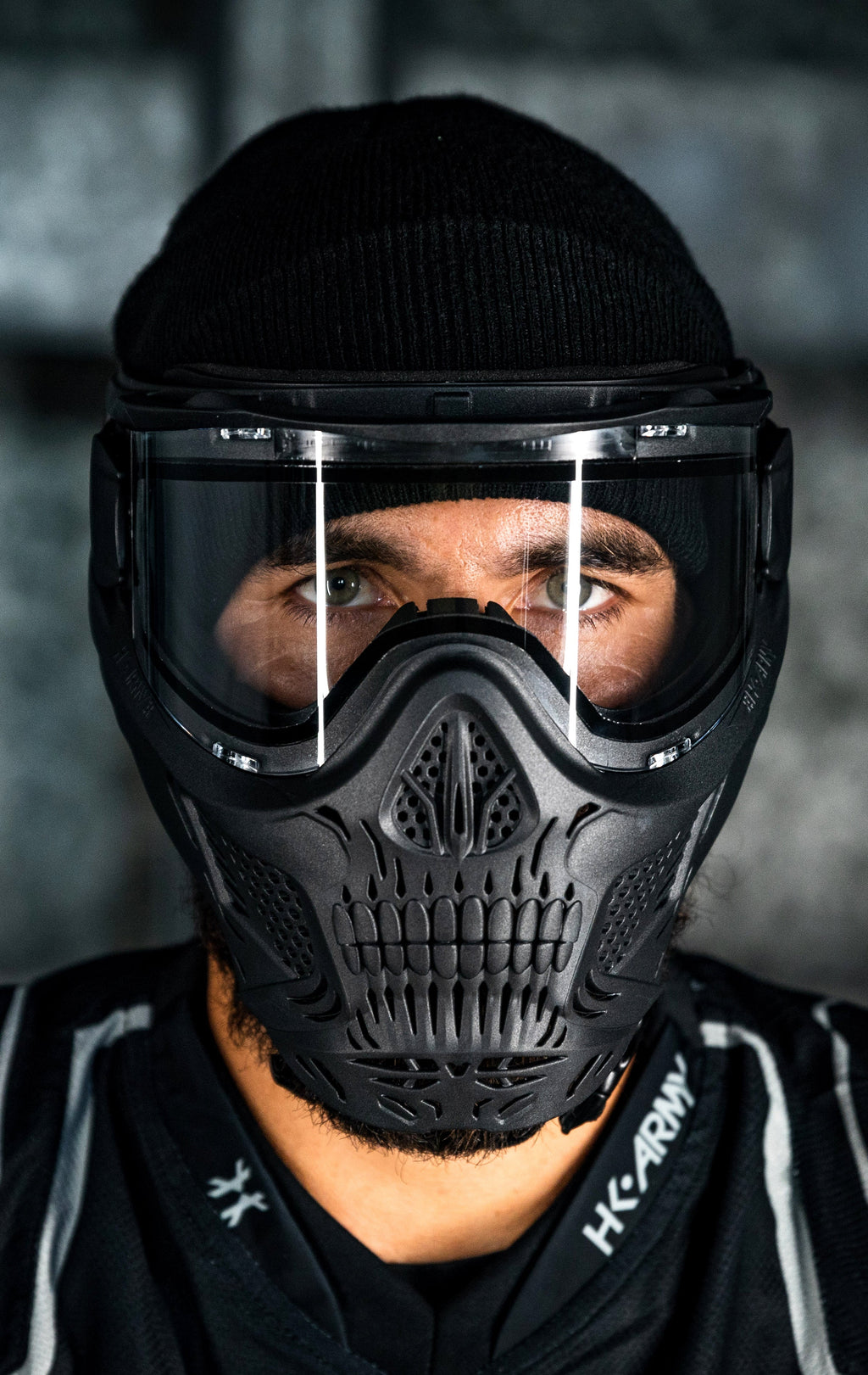 HSTL® Skull Goggle - Black w/ Clear Lens