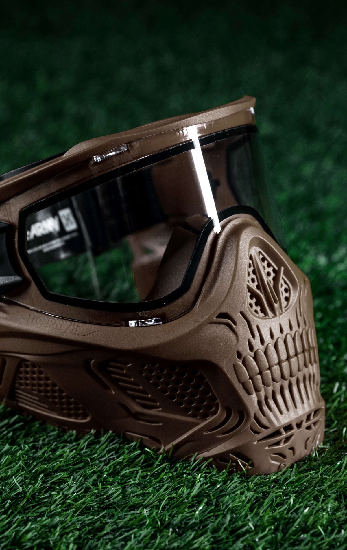 HSTL® Skull Goggle - Tan w/ Clear Lens